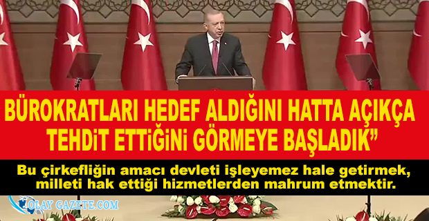 ERDOĞAN:ANA MUHALEFETİN BAŞINDAKİ KİŞİNİN KULLANDIĞI YÖNTEM KESİNLİKLE DEMOKRATİK HUKUK DEVLETİNE UYGUN YÖNTEM DEĞİLDİR