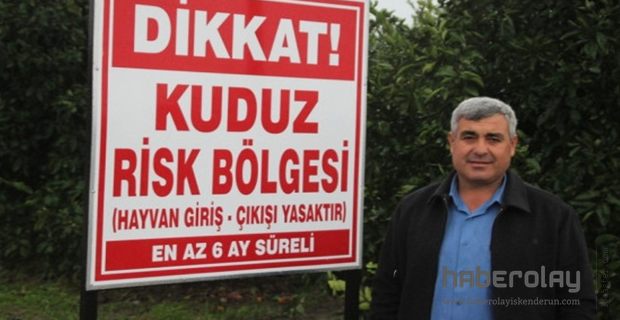 ERZİN’DE KUDUZ KARANTİNASI