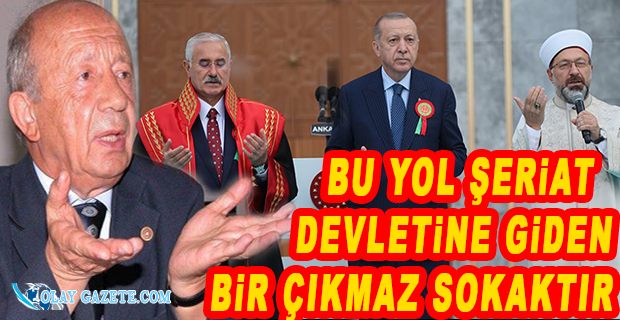 ESKİ ADALET BAKANI TÜRK: RESMİ TÖRENLERDE YAPILAN DUALAR DİN İSTİSMARI