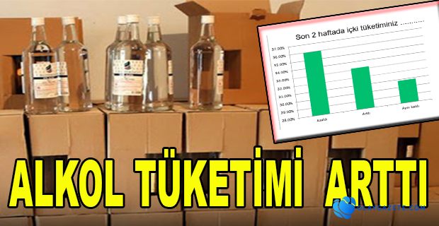 EVDE KALANLAR ALKOL TÜKETİMİNİ ARTIRDI