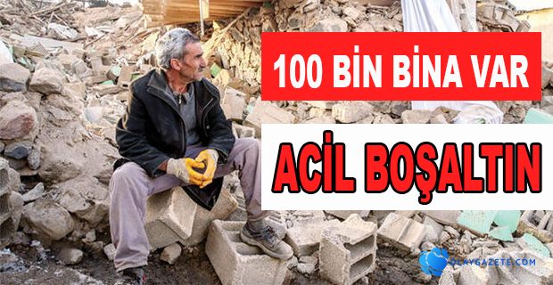 Fay hatlarında 100 bin bina var