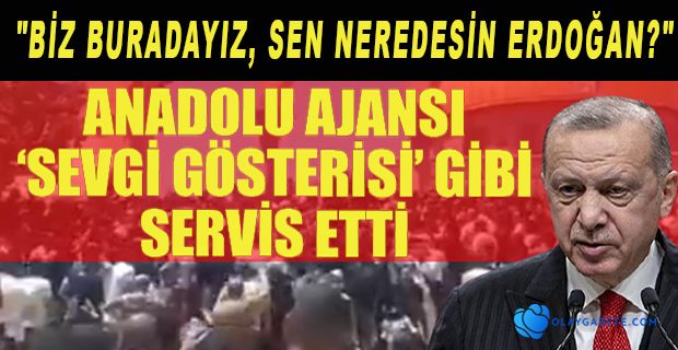 FİLİSTİNLİLERDEN ERDOĞAN PROTESTOSU