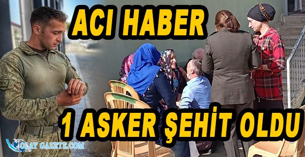 FIRAT KALKANI HAREKATI BÖLGESİNDE BİR ASKER ŞEHİT OLDU