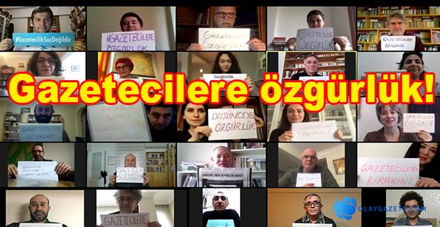 GAZETECİLER ARKADAŞLARI İÇİN SESLENDİ