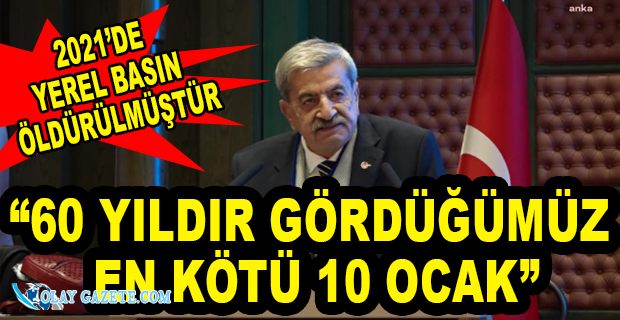 GAZETECİLER CEMİYETİ BAŞKANI BİLGİN’DEN 