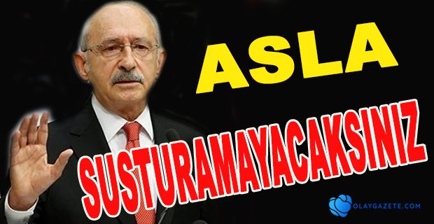 GAZETECİLERİ ASLA SUSTURAMAYACAKSINIZ