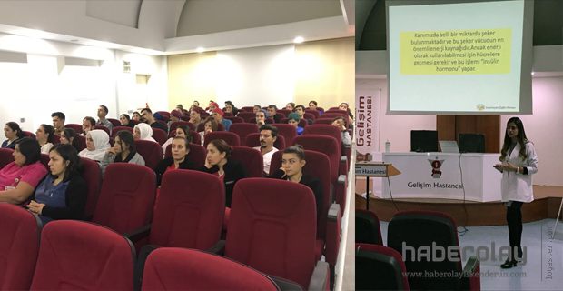 GELİŞİM’DE HASTANE PERSONELİNE DİYABET SEMİNERİ