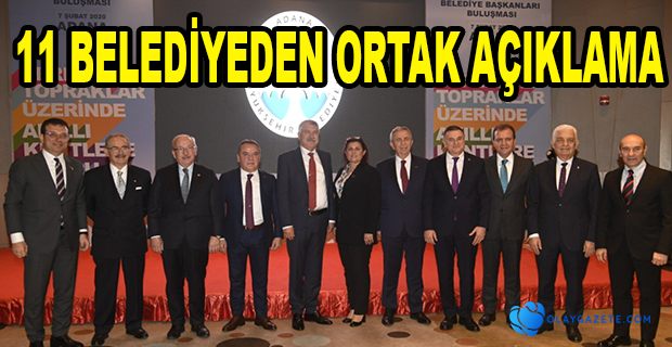 GENELGEYE KARŞI 11 BELEDİYE ORTAK AÇIKLAMA YAPACAK