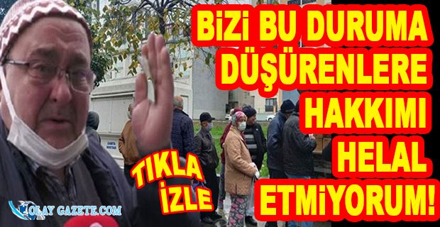HALK EKMEK KUYRUĞUNDA AĞLAYARAK İSYAN ETTİ 