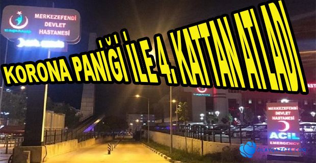 HASTANEDEN KAÇMAK İSTERKEN CANINDAN OLDU