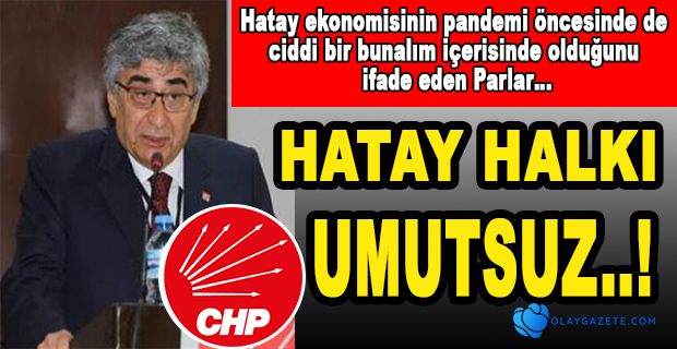 HATAY HALKI UMUTSUZ..!