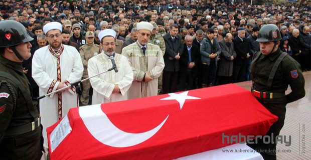 Hatay Şehidini Uğurladı