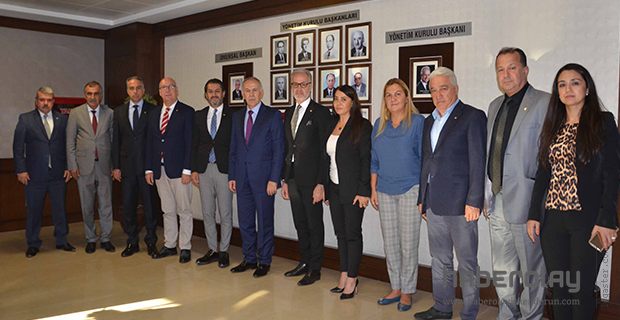 HATAY VALİSİ ERDAL ATA’DAN İTSO’YA VEDA ZİYARETİ