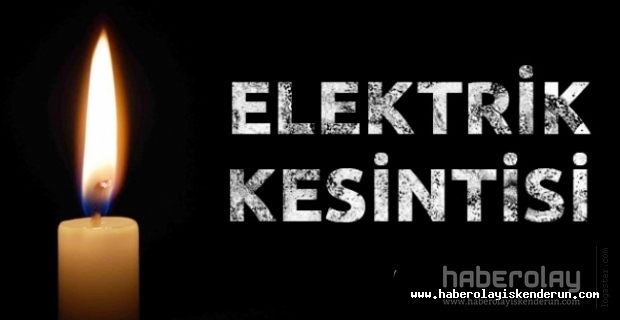 Hatay’da Elektrik Kesintisi