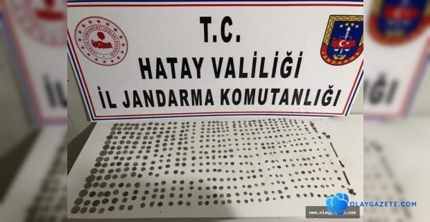 HATAY’DA TARİHİ ESER VE OBJE ELE GEÇİRİLDİ