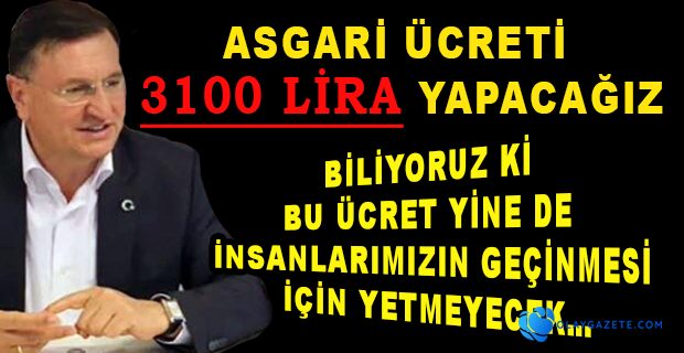 HBB BAŞKANI SAVAŞ: “ASGARİ ÜCRET 3100 TL OLACAK”