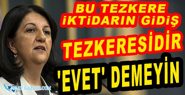 HDP EŞ GENEL BAŞKANI BULDAN