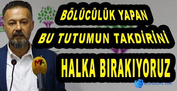 HDP’DEN BAHÇELİ’YE, YARGIYI ETKİLEMEYE TEŞEBBÜS SUÇU İŞLİYOR