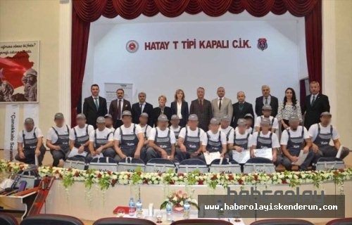 HÜKÜMLÜLER SERTİFİKALARINI ALDI