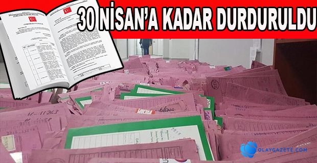 İCRA İFLASLAR 30 NİSAN’A KADAR DURDURULDU