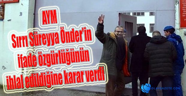 İfade özgürlüğü ihlal edildi