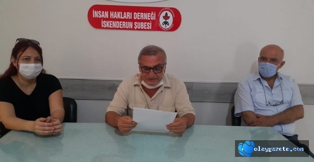 İHD İSKENDERUN  ŞUBESİ HAZIRLADIĞI YANGIN RAPORUNU AÇIKLADI