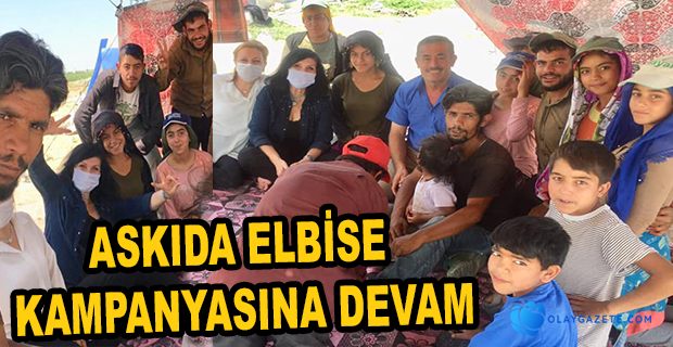 İHTİYAÇ SAHİPLERİ İÇİN ASKIDA ELBİSE KAMPANYASINA DEVAM