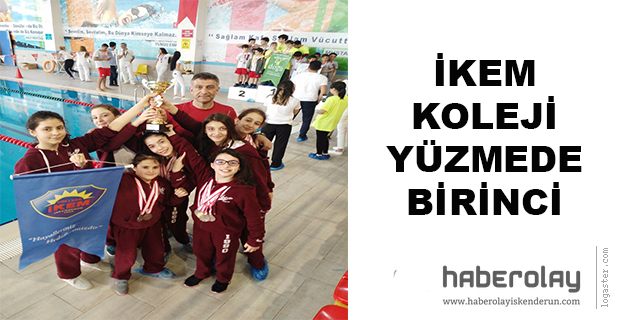 İKEM KOLEJİ YÜZMEDE DE BİRİNCİ