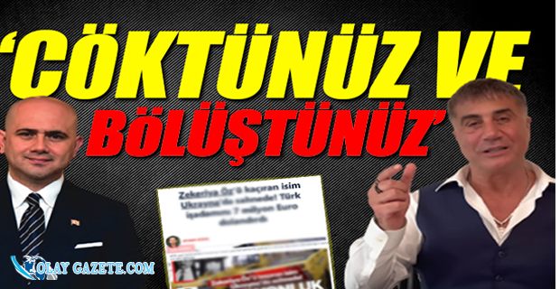 İKTİDAR YANLISI GAZETENİN SEDAT PEKER