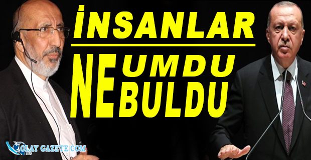 İKTİDARA YAKIN İSİMDEN ERDOĞAN