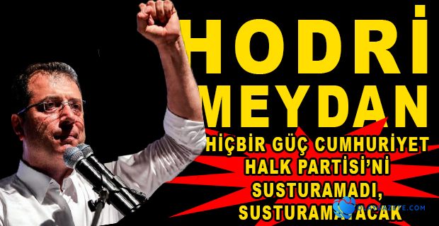 İMAMOĞLU DA RESTİ ÇEKTİ:DEMOKRASİMİZ ADINA YÜZ KIZARTICIDIR