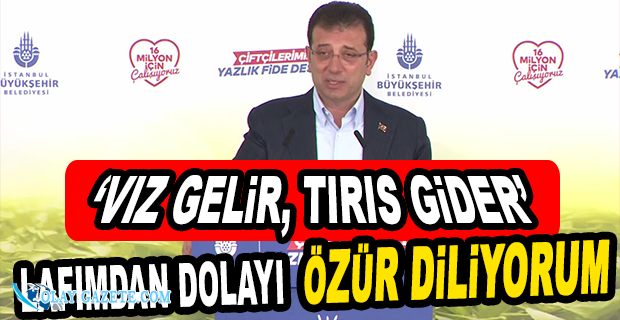 İMAMOĞLU: KONUŞMALARIMIN VE EYLEMLERİMİN ARKASINDAYIM…