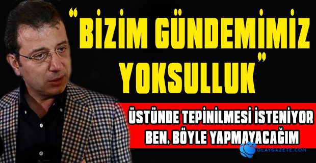 İMAMOĞLU’NDAN SAVCILIK MÜTALAASINA YANIT: GÜNDEMİ ALABORA ETME ÇABALARI BUNLAR