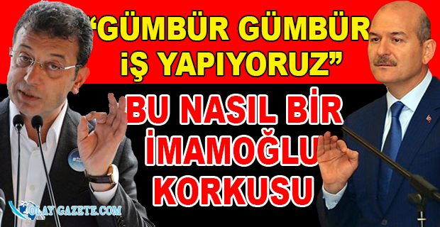 İMAMOĞLU’NDAN SOYLU’YA YANIT VERDİ