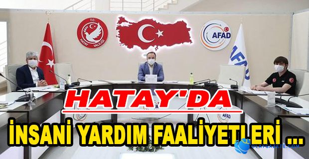 İNSANİ YARDIM FAALİYETLERİ 