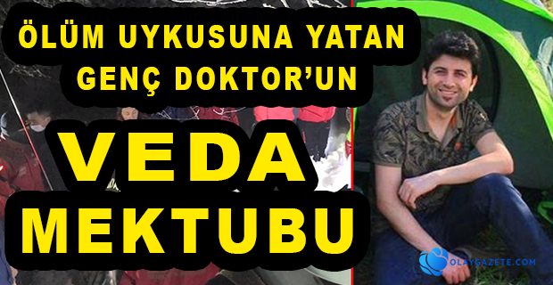 İNTİHAR EDEN DOKTORUN MEKTUBU ORTAYA ÇIKTI