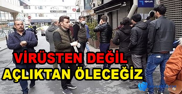 İŞ KUR ÖNÜNDE KUYRUKLAR UZUYOR!