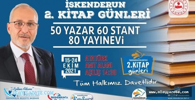 İSKENDERUN BELEDİYESİ 2.KİTAP GÜNLERİ BAŞLIYOR