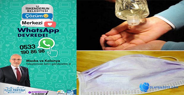 İSKENDERUN BELEDİYESİ TALEPLER İÇİN WHATSAPP HATTI HİZMETTE 