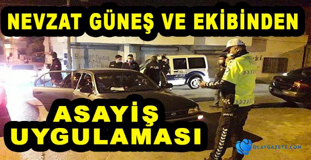 İSKENDERUN POLİSİNDEN GÜVENLİK UYGULAMASI