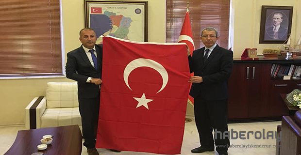 İSKENDERUN ZABITASINDAN KAYMAKAMA ZİYARET