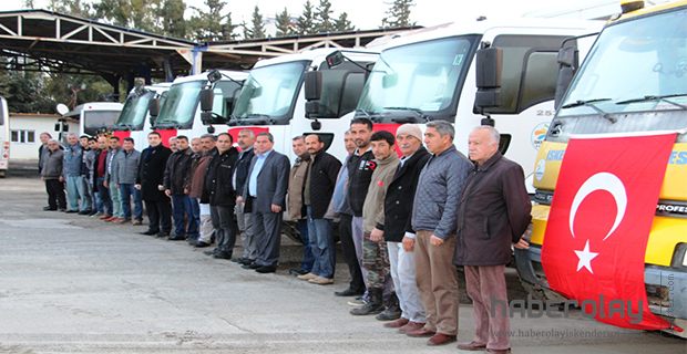 İSKENDERUN’DAN AFRİN HAREKÂTINA TAM DESTEK