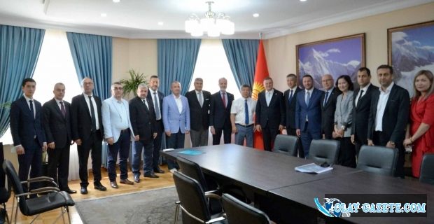 İTSO HEYETİ  KIRGIZİSTAN YATIRIM BAKANI ALMAMBET ŞIKMAMATOV İLE GÖRÜŞTÜ
