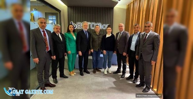 İTSO YÖNETİMİNDEN İŞ İNSANI MUSTAFA BAŞTUĞ’A ZİYARET