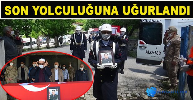 KALP KRİZİNDEN HAYATINI KAYBEDEN UZMAN ÇAVUŞ TOPRAĞA VERİLDİ