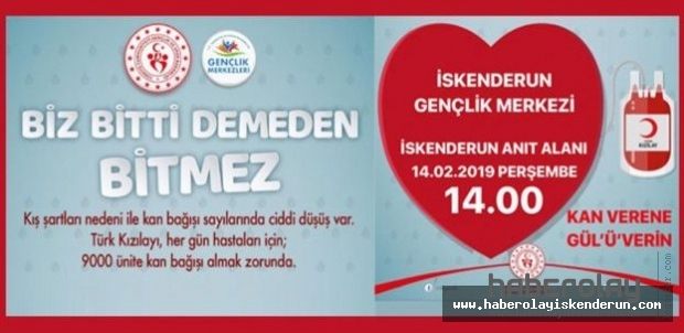 KAN VERENE GÜL’Ü VERİN 