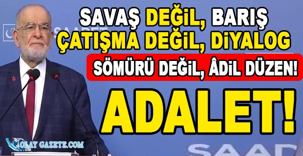 KARAMOLLAOĞLU’NDAN “İNSAN HAKLARI” MESAJI