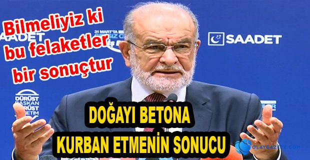 KARAMOLLAOĞLU,ORTAYA ÇIKAN TABLO, MİLLETİ DERİNDEN ÜZDÜ