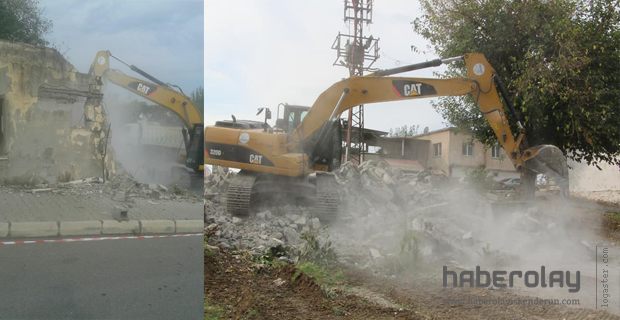 KARAYILAN’DA BİR METRUK YAPI DAHA YIKILDI