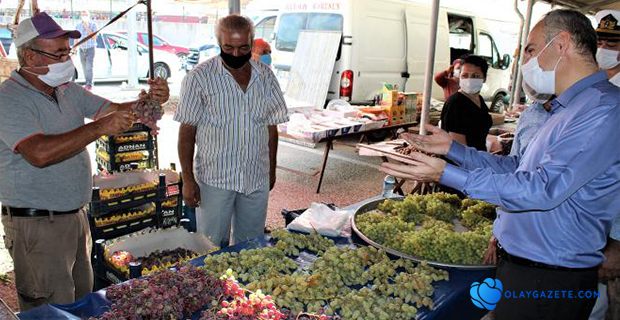 KAYMAKAM YÖNDEN PAZAR DENETİMİNDE…